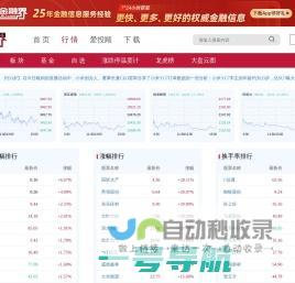 行情中心-股市行情-最新股市行情-股市走势-金融界-summary.jrj.com.cn